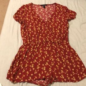 Forever 21 Surplice Romper